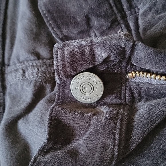 Citizens of Humanity gray velvet skinny leg pants size 27 - Picture 4 of 15